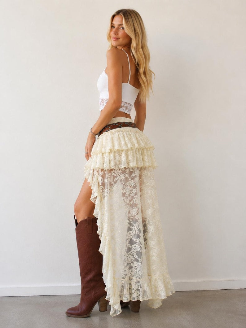Falda de playa Florencia beige