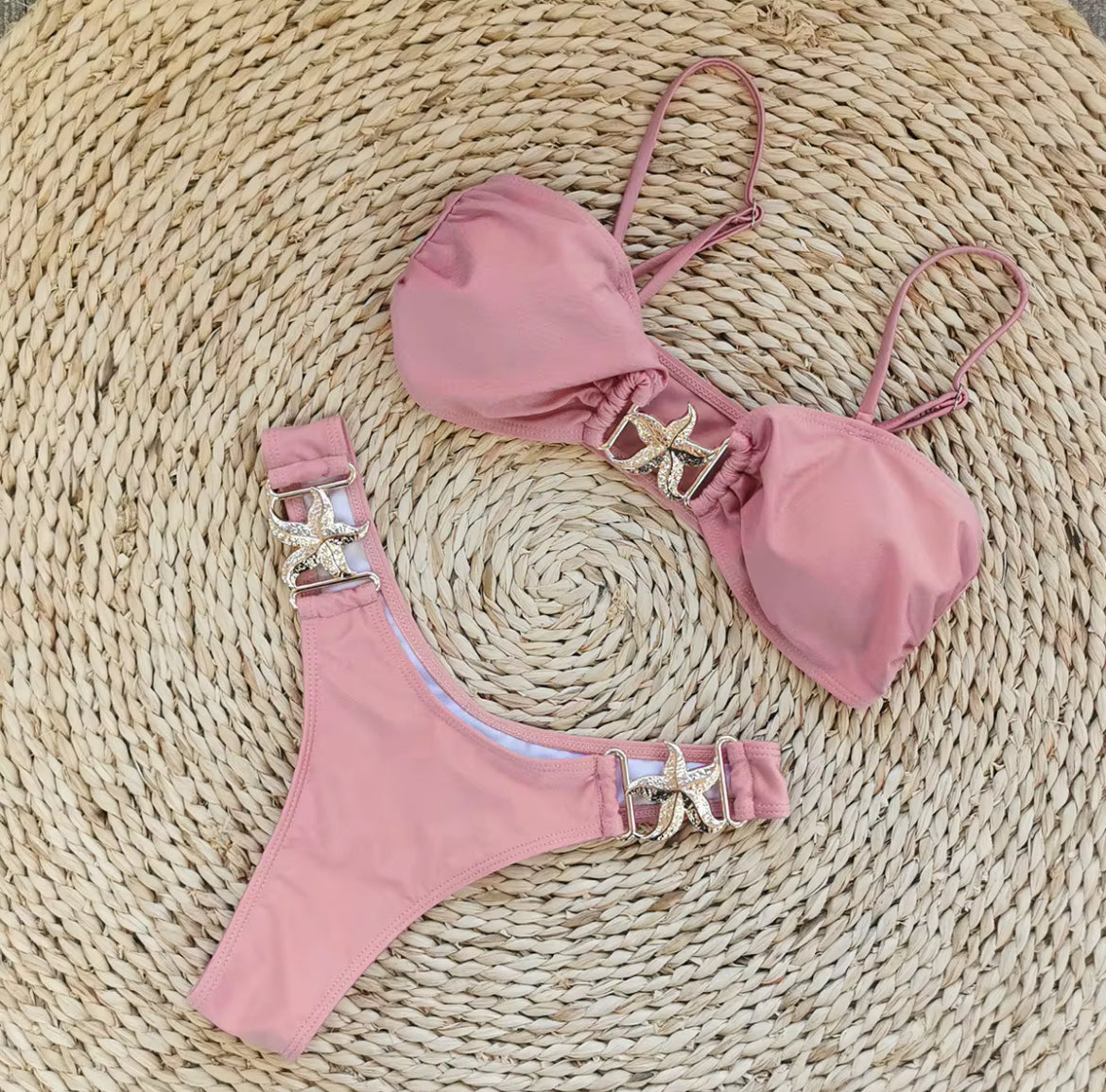Bikini rosa atardecer