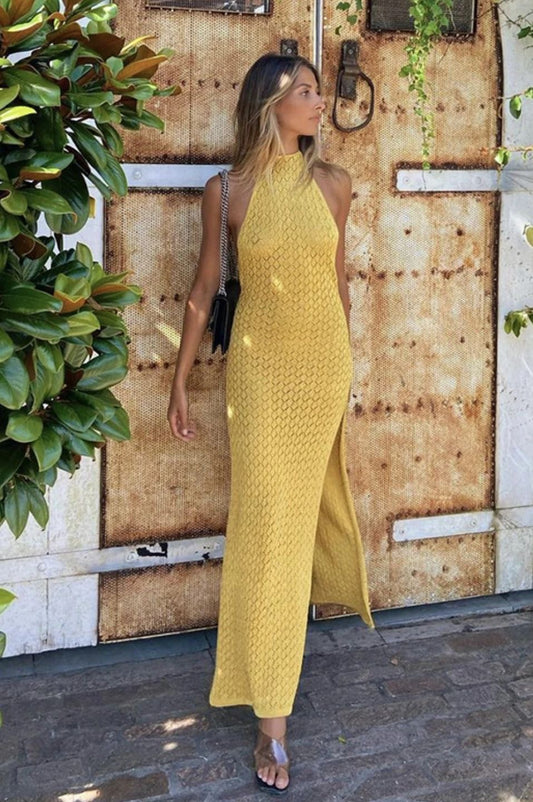 Vestido de playa - Gold sun & ocean beach dress Marraketch