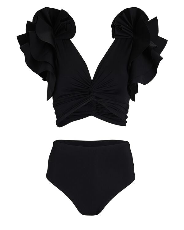 Traje de baño - Sweek black 3 set cover up bikini Marraketch