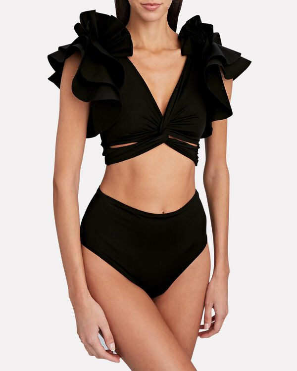 Traje de baño - Sweek black 3 set cover up bikini Marraketch