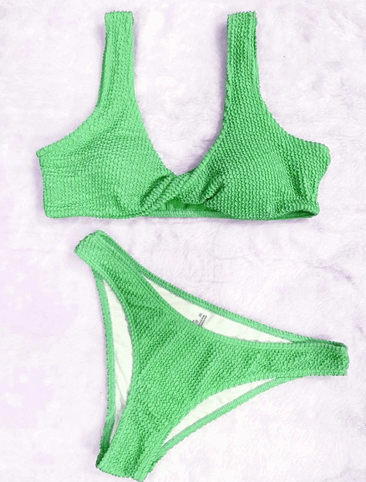 Tropical sweet green bikini