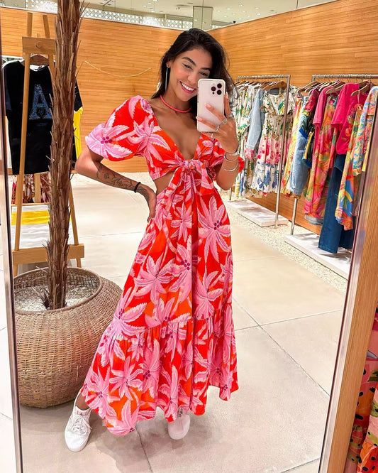 Primavera rosa - Vestido de verano