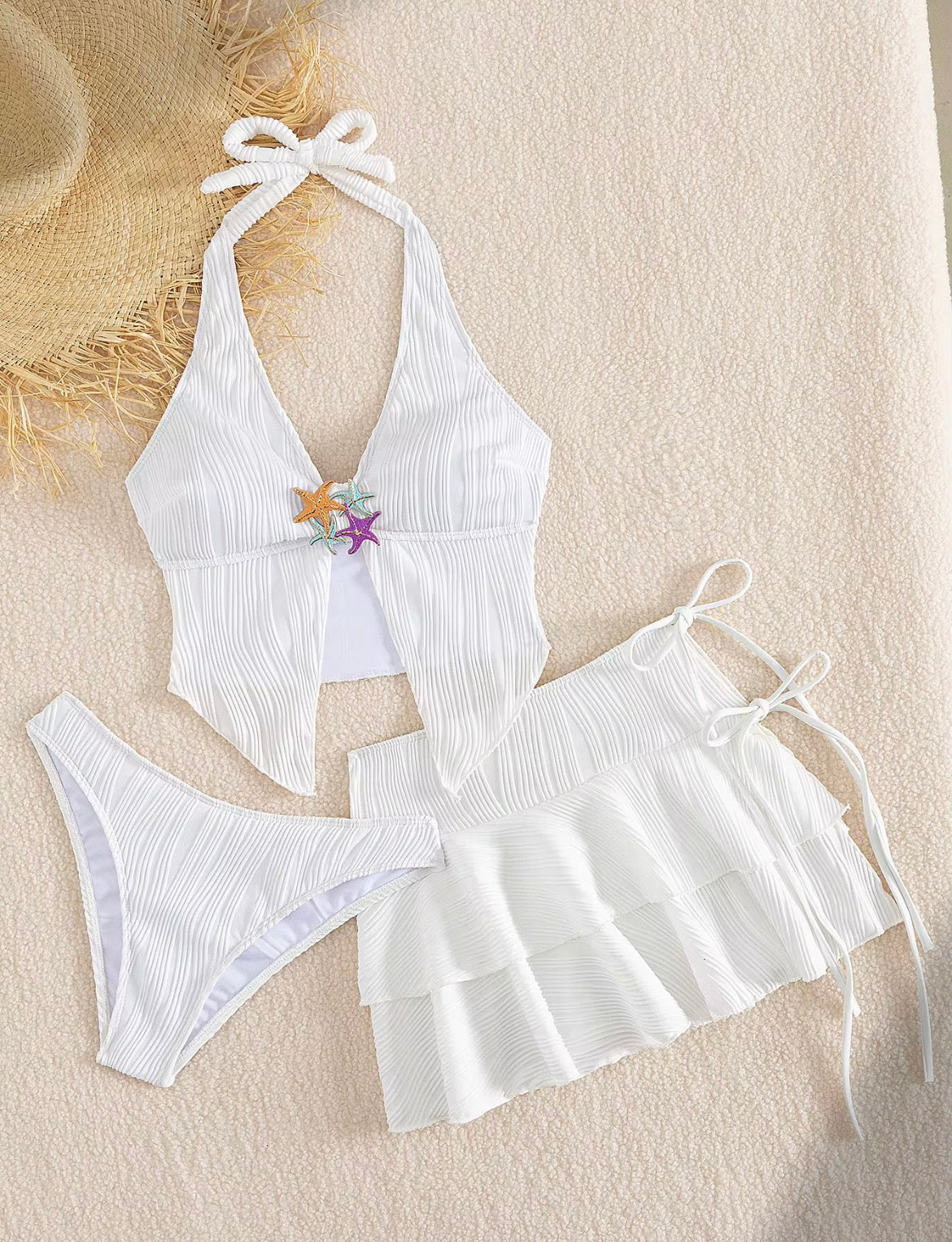 Bikini Coral blanco