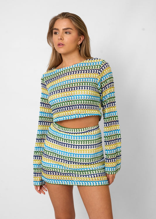 Conjunto de playa vibrante