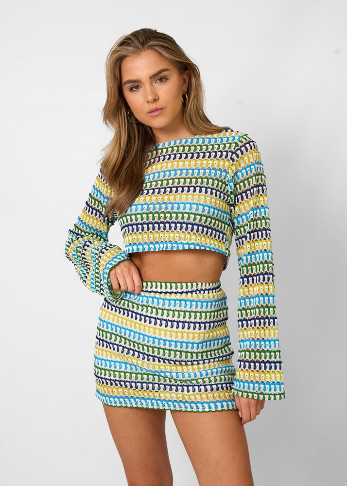 Conjunto de playa vibrante