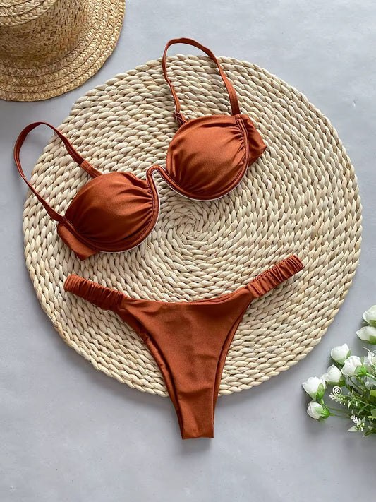 Bikini dark orange