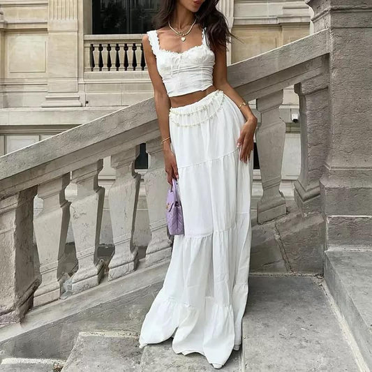 Blanco atardecer - Conjunto de verano