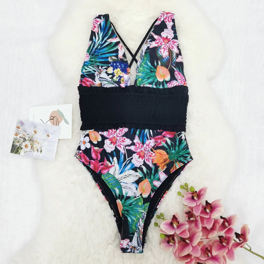 One piece natural print